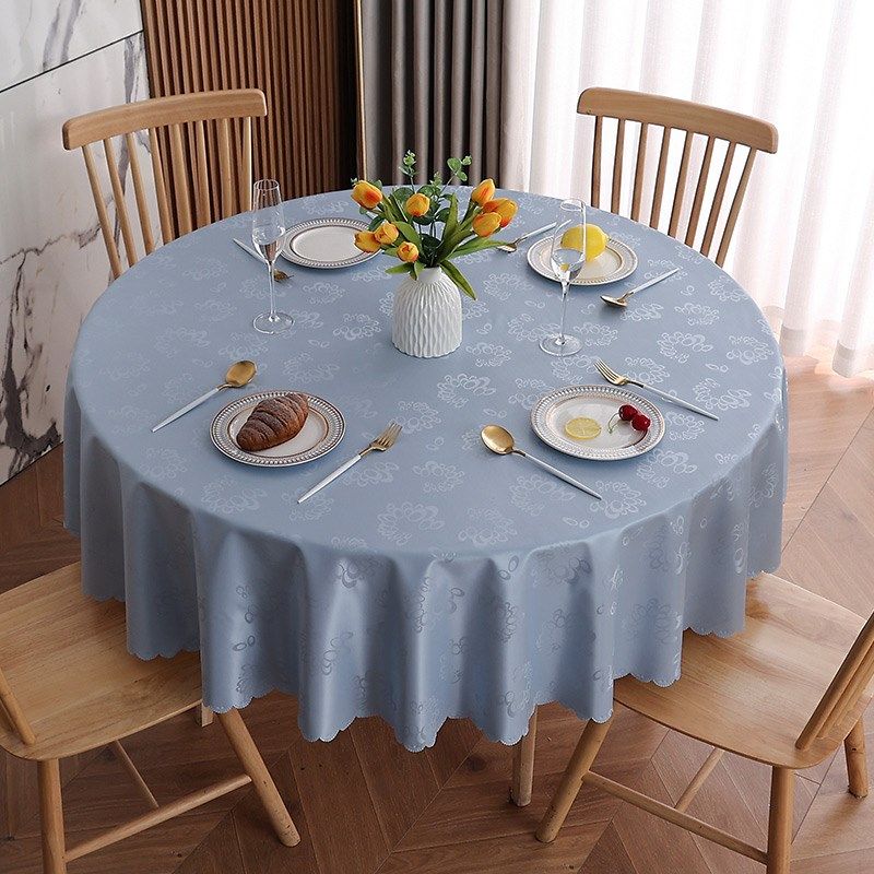 防水防油餐桌布法式防滑台布圆桌布家用桌子布艺餐厅免洗盖巾酒店,居家布艺,桌布,淘宝优惠券,粉丝福利购,淘宝优惠卷