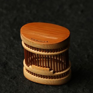 老师傅纯手工制作竹丝金钟竹蛉鸣虫笼竹制把玩小虫笼摆件蛐蛐笼