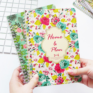 理财本家计簿家庭收支薄环装记账本懒人家用厚账册帐本a5记录本