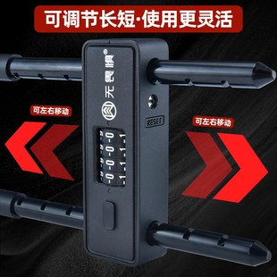 无畏惧玻璃门锁密码锁u型锁形推拉门防盗锁挂锁双门商铺加长锁头