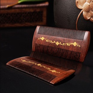 篦子虱子梳超密齿加密梳子细刮头头发的蓖檀木女去头屑老式头虱除