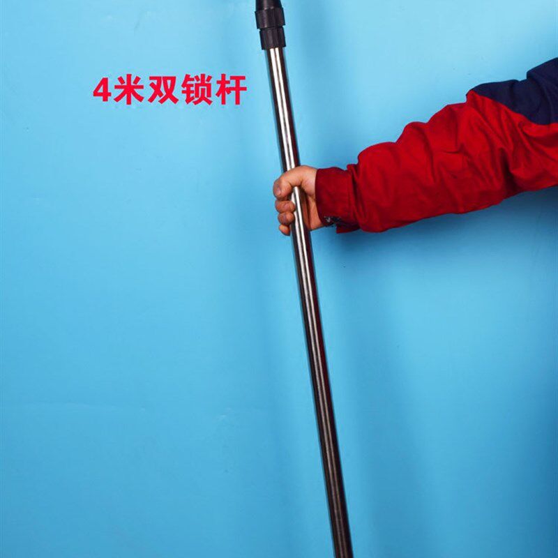 广告粘贴器的配件 内锁外双锁伸缩杆 加粗加厚不锈钢管