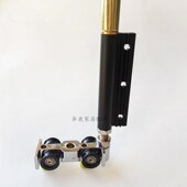 新款 铝合金门下滑轮 窄边门轮 极窄折叠门五金配件 25折叠门配件