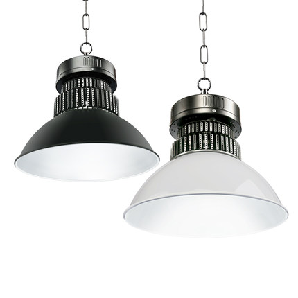 led鳍片工矿灯罩工厂照明灯车间仓库超亮大功率厂房工业吊灯节能