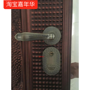 万嘉保德安防盗门把手把手大门青古铜分体拉手 baodean锌合金拉手
