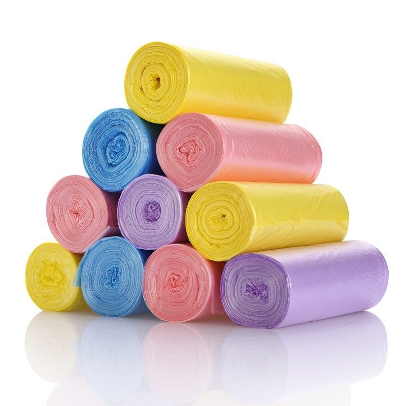 彩色家用卫生间点断式5卷装塑料袋中大号加厚平口垃圾袋,家庭/个人清洁工具,家用垃圾袋,淘宝优惠券,粉丝福利购,淘宝优惠卷