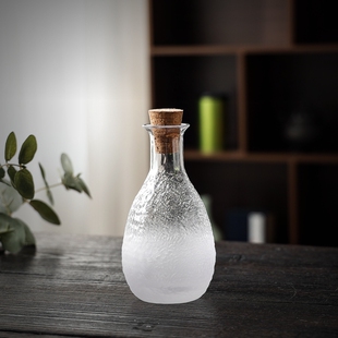 冰露云雾玻璃小酒杯套装酒壶酒盅喝酒杯白酒杯小号一口杯酒具日式