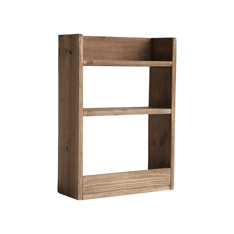 润家家居日式实木上墙壁柜客厅绿植装饰置物柜复古挂式隔层收纳架,住宅家具,吊柜/壁柜,淘宝优惠券,粉丝福利购,淘宝优惠卷