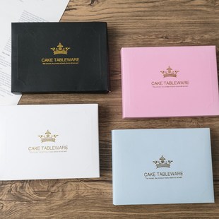 生日蛋糕刀叉盒一次性盘叉组盒装刀叉盘餐具盒子蜡烛餐盘包装盒