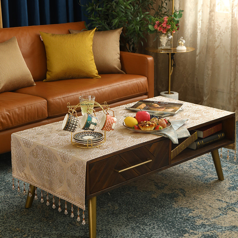 茶几布盖巾电视柜边柜五斗柜鞋柜盖布桌布桌旗台布艺高精密轻奢,居家布艺,茶几垫,淘宝优惠券,粉丝福利购,淘宝优惠卷