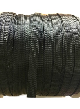 4/6/8/10/12/18/20/30mm黑色编织网管伸缩套管 电线避震保护套管