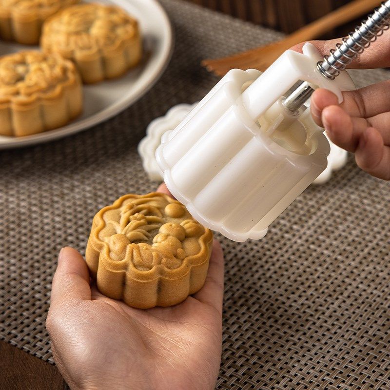 2024新款中秋节月饼模具按压手压兔子图案家用商用绿豆糕烘焙工具,厨房/烹饪用具,烘焙模具,淘宝优惠券,粉丝福利购,淘宝优惠卷