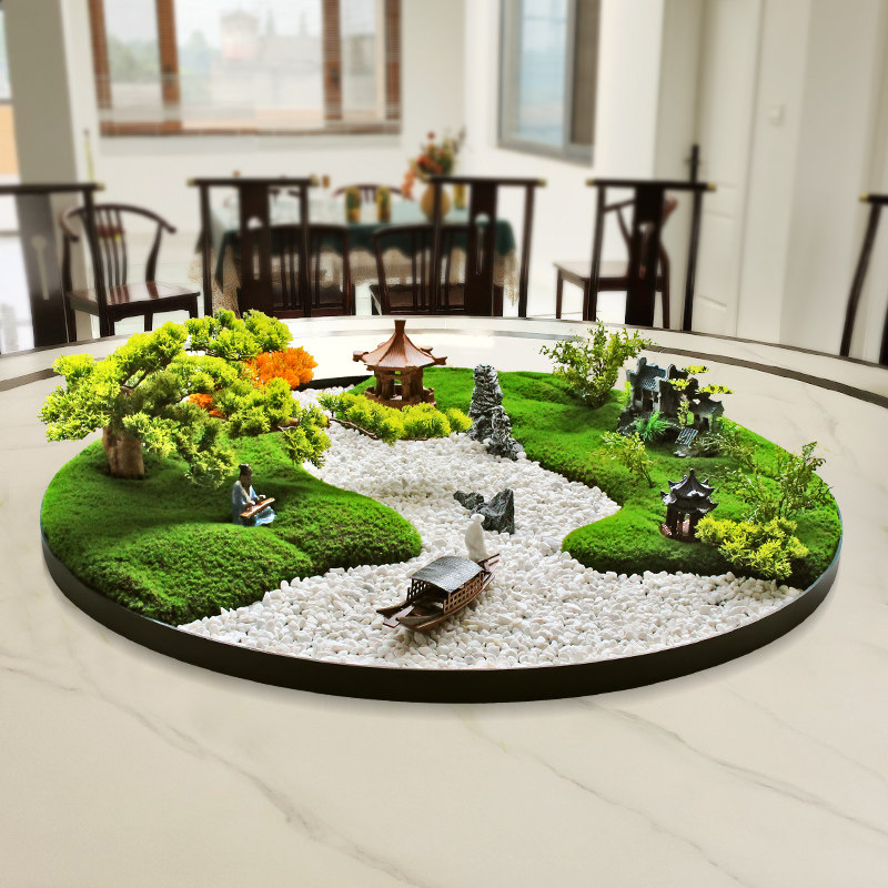 大圆桌中间转盘摆花酒店餐桌摆件中式圆形创意桌芯装饰品摆设桌花,家居饰品,仿真花/假花,淘宝优惠券,粉丝福利购,淘宝优惠卷