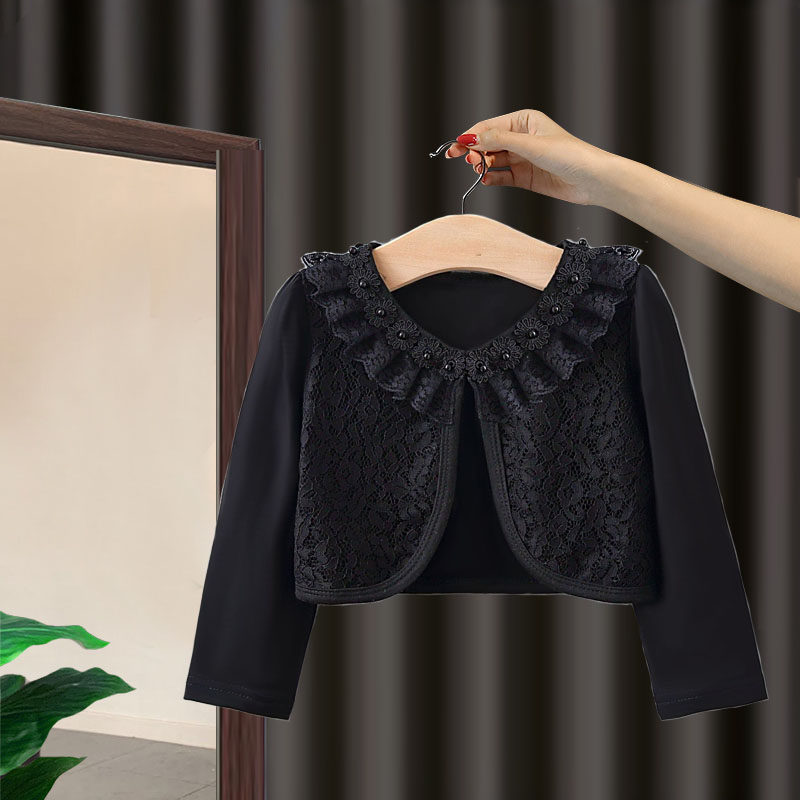 女童长袖披肩夏季2022新款儿童公主裙外搭短披风女孩纯棉开衫外套,童装/婴儿装/亲子装,披风/斗篷,淘宝优惠券,粉丝福利购,淘宝优惠卷