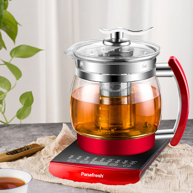 松新多功能养生壶玻璃加厚大容量全自动保温煮茶壶家用电煎药家用