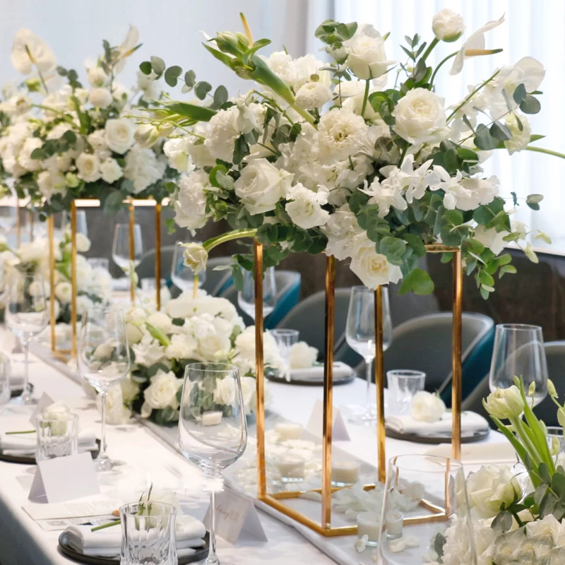 新款仿真花酒店桌花铁艺花器婚礼桌面装饰摆件店铺橱窗KTV酒吧,节庆用品/礼品,婚庆绢花,淘宝优惠券,粉丝福利购,淘宝优惠卷