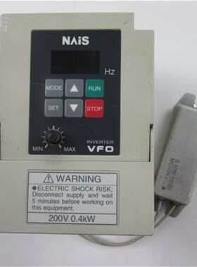 Panasoni 变频器 VF0 BFV00042GK 0.4KW 220V 实物拍摄
