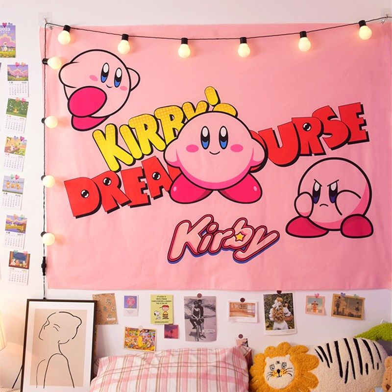 复古星之卡比挂布 卧室墙面装饰背景布租房改造宿舍布置遮丑挂毯,居家布艺,挂毯/壁毯,淘宝优惠券,粉丝福利购,淘宝优惠卷