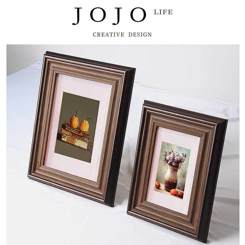 JOJOS L. PD.Feena.小相框摆台胡桃色欧式画框框架创意丨菲娜