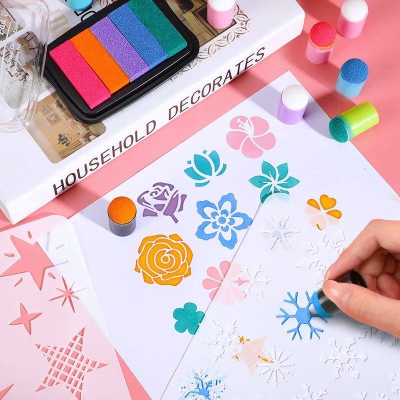 儿童创意手指印章画颜料宝宝画画本手指印泥涂鸦幼儿绘画便捷工具,玩具/童车/益智/积木/模型,颜料,淘宝优惠券,粉丝福利购,淘宝优惠卷