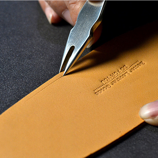 不锈钢等距规 手工DIY皮具制作工具 间距规划线规 固定不晃4711