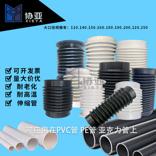 内径117 140 145 150 180 200 250 315硅橡胶软连接 伸缩管接头