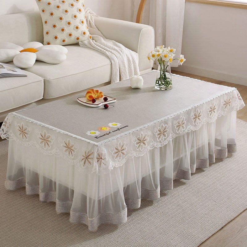 桌布防水防油茶几桌布免洗蕾丝电视柜桌布台布套罩欧式茶几布台布,居家布艺,桌布,淘宝优惠券,粉丝福利购,淘宝优惠卷