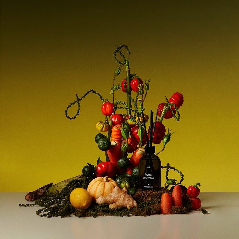 ASUCH 蜂蜜姜茶橘子无酒精藤条无火香薰客厅植物溶剂礼物情侣香氛,家居饰品,散香器,淘宝优惠券,粉丝福利购,淘宝优惠卷