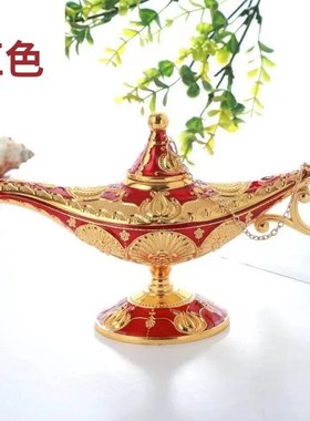 阿拉丁神灯 礼物节日愿望许愿灯神工艺礼品摆设 创意抽象奇趣摆件
