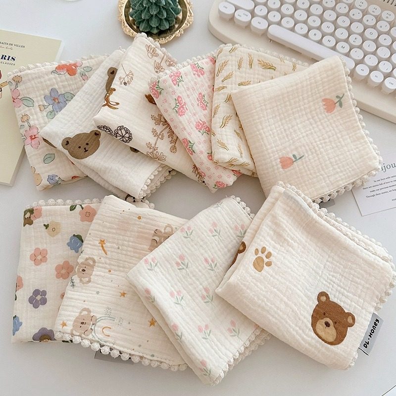 婴儿毛巾新生超柔软全棉纱布儿童宝宝洗脸手帕擦脸口水洗澡小方巾,婴童用品,口水巾,淘宝优惠券,粉丝福利购,淘宝优惠卷