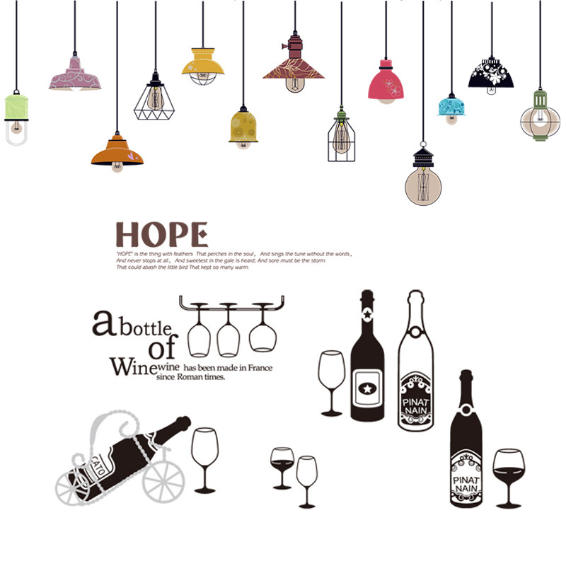 个性创意餐厅客厅卧室沙发背景墙上装饰品贴纸墙贴小清新贴画自粘,家居饰品,软装墙贴,淘宝优惠券,粉丝福利购,淘宝优惠卷