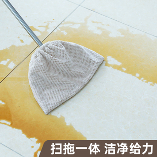扫把套布拖把擦地扫地笤帚吸尘吸水吸发清理头发家用扫帚拖地神器