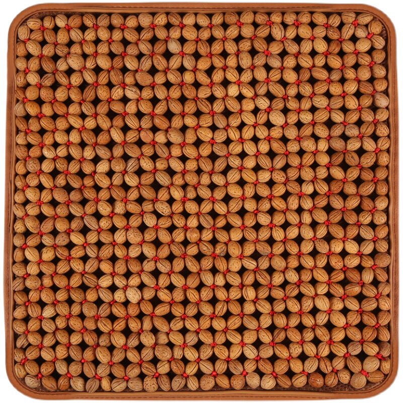 山桃核坐垫夏季汽车单片核桃胡防滑清凉养生按摩办公室椅垫沙发垫