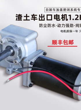 自卸车自动篷布电机渣土车工程车电动甩杆式货车大车篷布电机24v