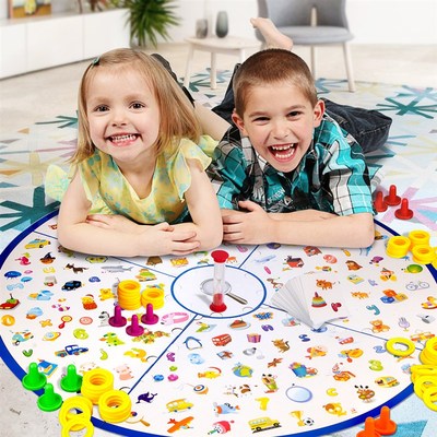 儿童提高专注力记忆力训练亲子互动小侦探找图女孩桌游益智类玩具