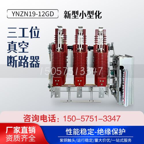新小型化三工位真空断路器DNZN19-12GD高压真空开关多功能一体化