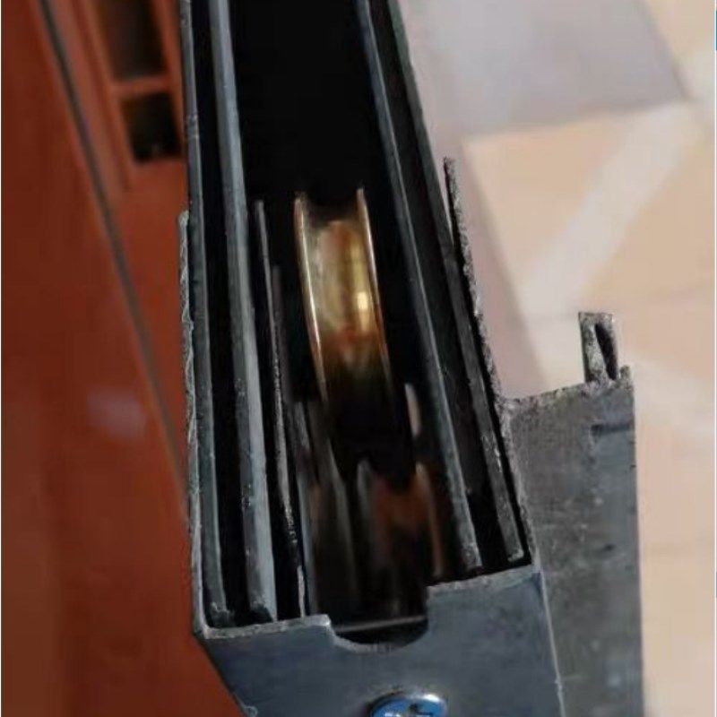 90型窗户玻璃门滑轮门窗滚配件轴承移门轮拉门铝合金滚轮老式