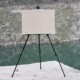 折叠画架画板美术初学套装 4k画板 展架画室素描写生黑色铝铁画架