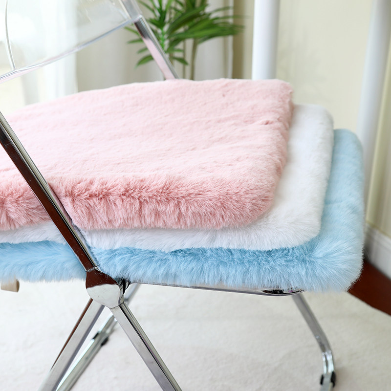 加厚椅子垫仿兔毛绒坐垫学生椅垫屁股垫办公室久坐凳子座垫餐椅垫,居家布艺,椅垫,淘宝优惠券,粉丝福利购,淘宝优惠卷