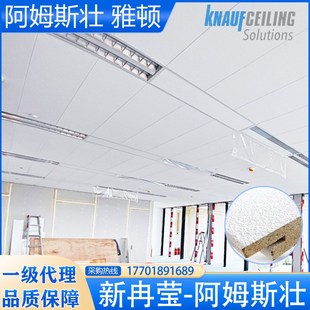 阿姆斯壮雅顿SL2暗架矿棉板3001200条形吸音磨砂吊顶天花W4667