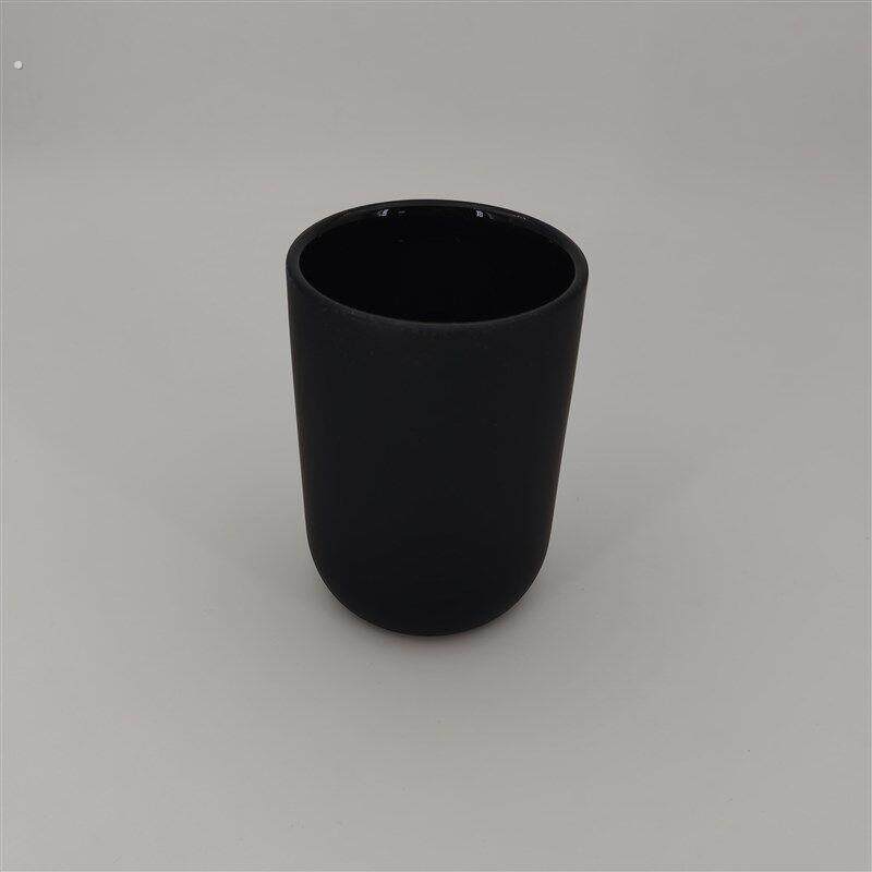 简约日式风陶瓷磨砂漱口杯牙缸家用创意刷牙杯情侣洗漱杯子置物架