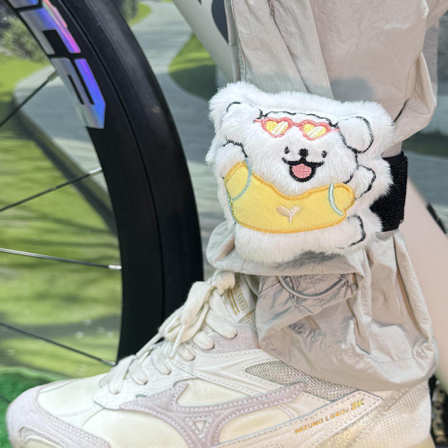 自行车布绑腿登山车骑行束裤带单车绑腿带裤脚绑带裤管扎带束管带