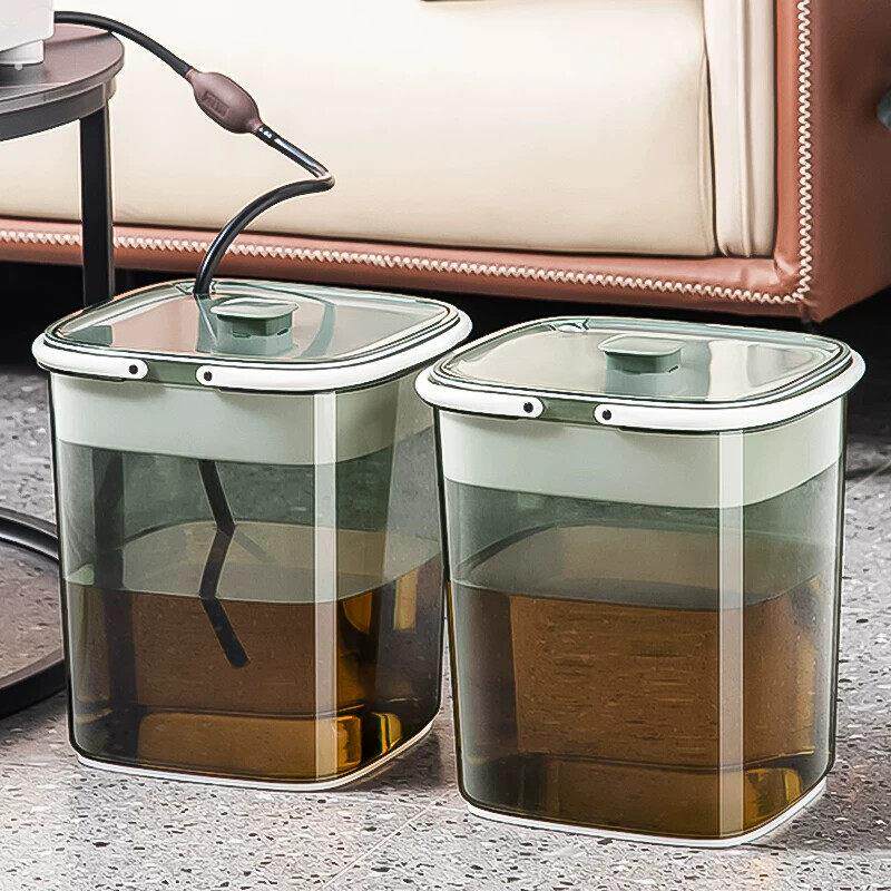 茶水桶废水桶喝茶水桶垃圾桶茶桌透明接排水桶茶桶茶渣桶特大容量