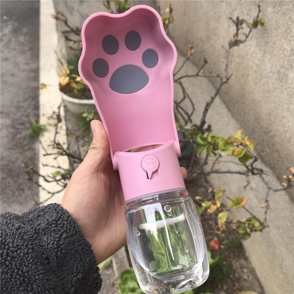 狗狗外出折叠水杯便携式喝水器狗水壶喂水猫咪遛狗水瓶宠物随行杯