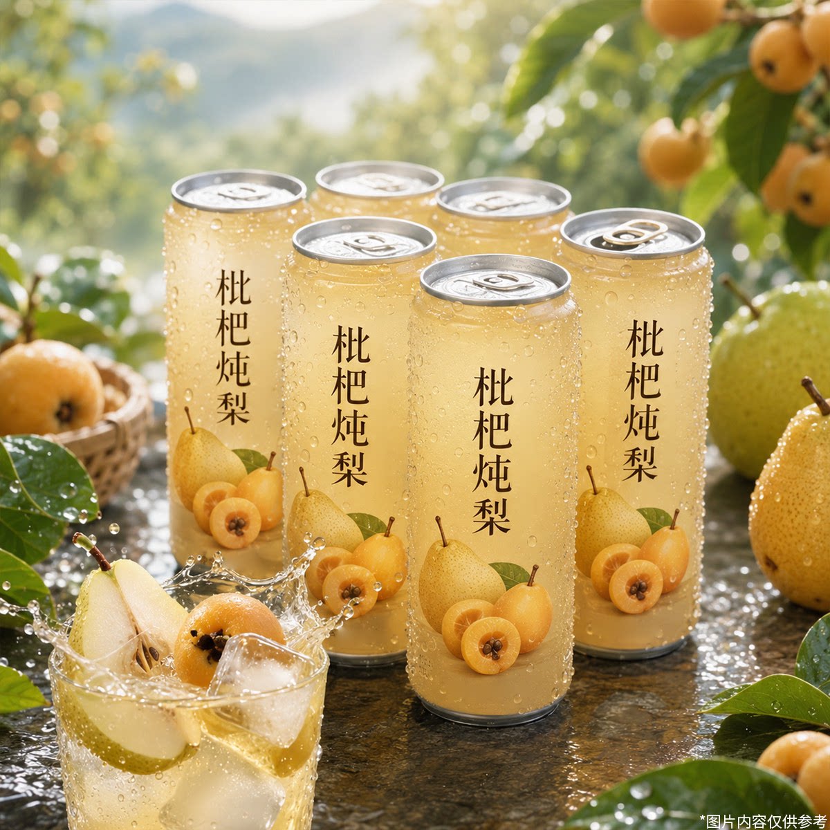 【四季常备】枇杷炖梨饮料360ml*12瓶量贩实惠植物饮料整箱特惠
