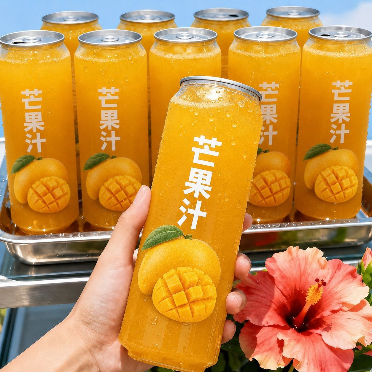冲量款新品芒果味饮料360ml瓶装整箱清爽酸甜秋冬季火锅大餐饮品