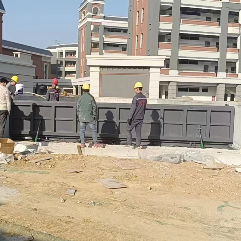 智能型防汛挡水板定制挡水门自动液压挡水板防洪神器水动力隔水板