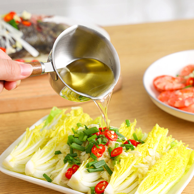泼油专用小锅不锈钢迷你淋油炝烧油煎蛋锅热油神器多功能小勺长柄,厨房/烹饪用具,煎锅/平底锅,淘宝优惠券,粉丝福利购,淘宝优惠卷