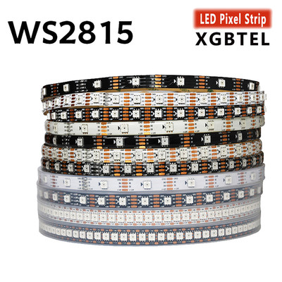 全彩144灯WS2815幻彩LED灯带条12V内置IC断点续传5050RGB单点单控