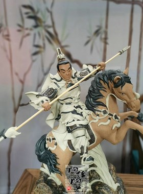陶瓷工艺品  石湾公仔 三国 三英战吕布 吕布